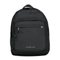 Tommy Hilfiger Black Polyester Men Backpack