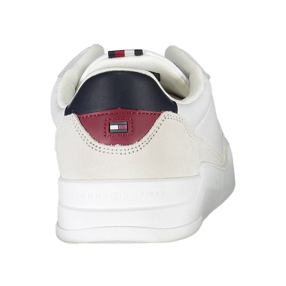 Tommy Hilfiger White Leather Men Sneaker