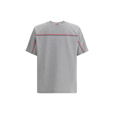 Thom Browne Gray Cotton T-Shirt