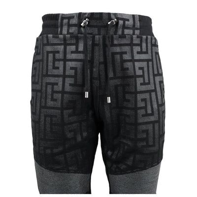 Balmain Black Cotton Jeans & Pant