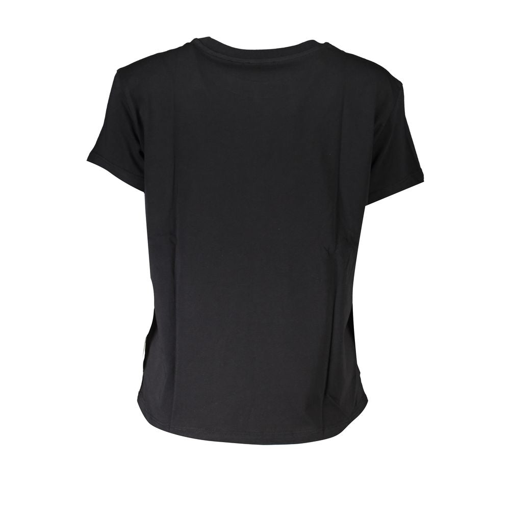 Patrizia Pepe Black Organic Cotton Women T-Shirt