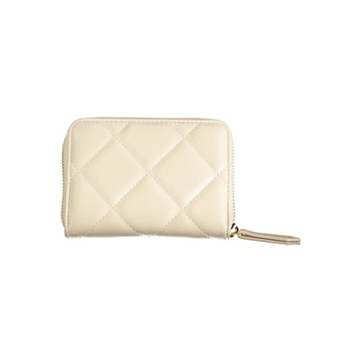 Mario Valentino Beige Polyethylene Wallet