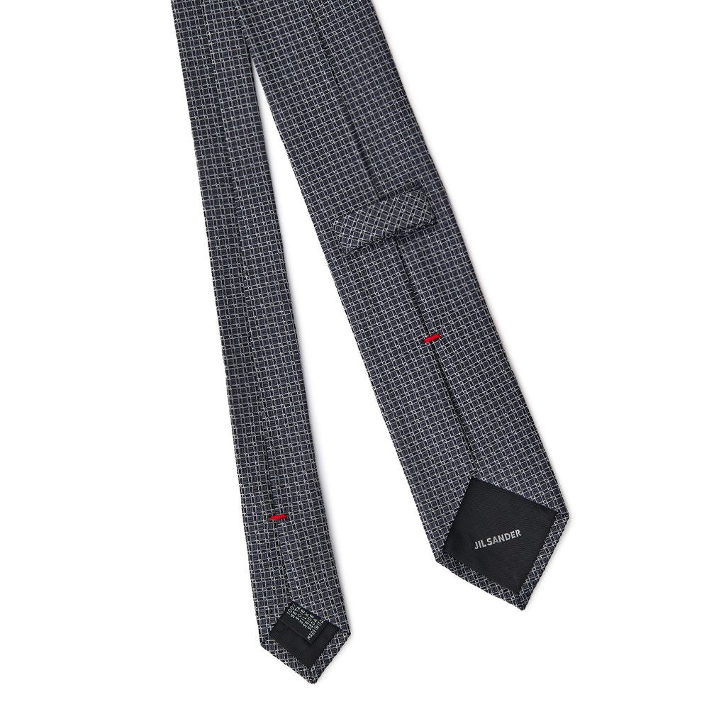 Jil Sander Gray Silk Tie - BrandFit 88