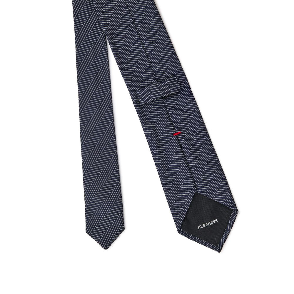 Jil Sander Blue Silk Tie - BrandFit 88