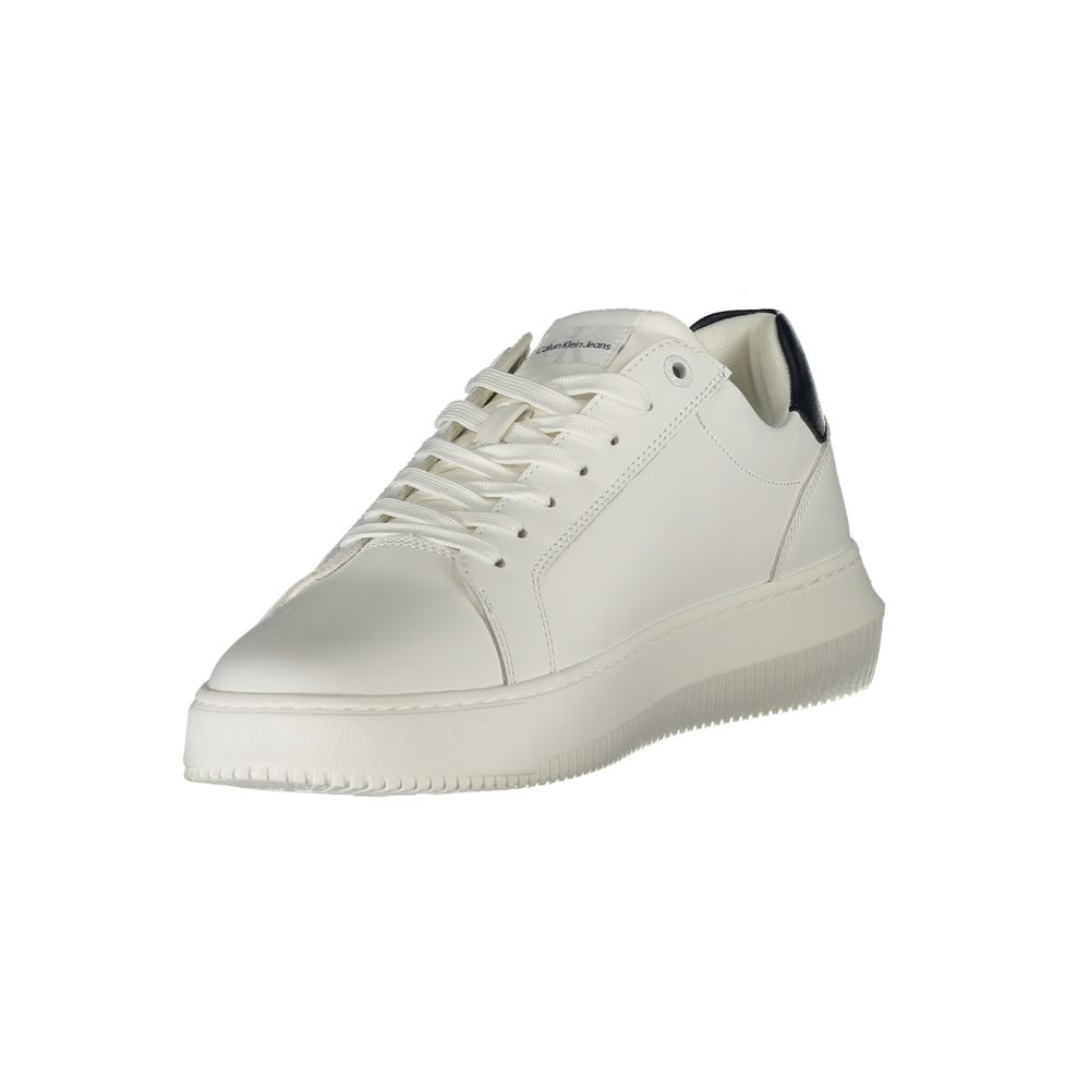 Calvin Klein Bianco Leather Men Sneaker