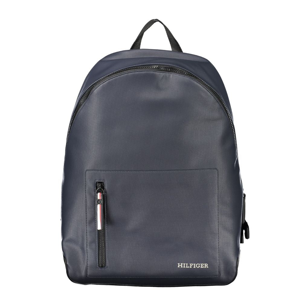 Tommy Hilfiger Blu Polyurethane Men Backpack