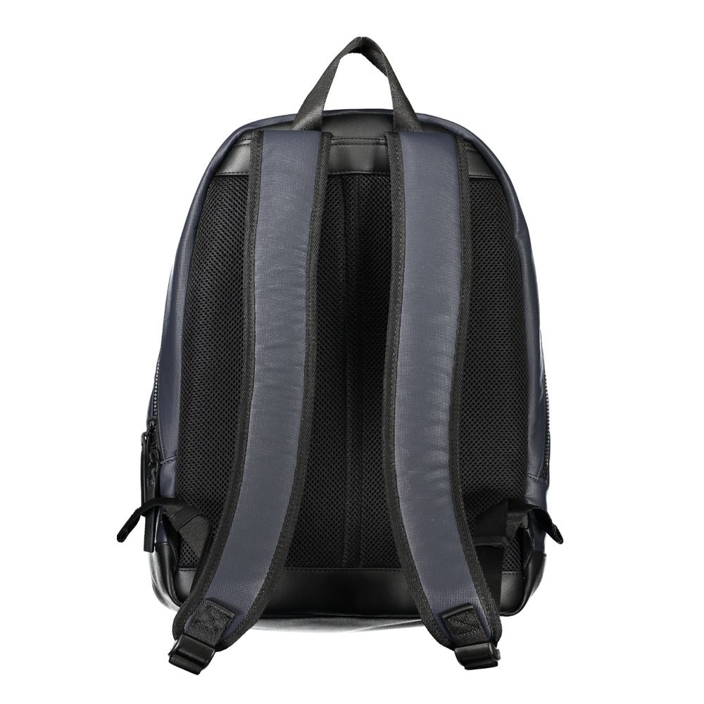 Tommy Hilfiger Blu Polyurethane Men Backpack