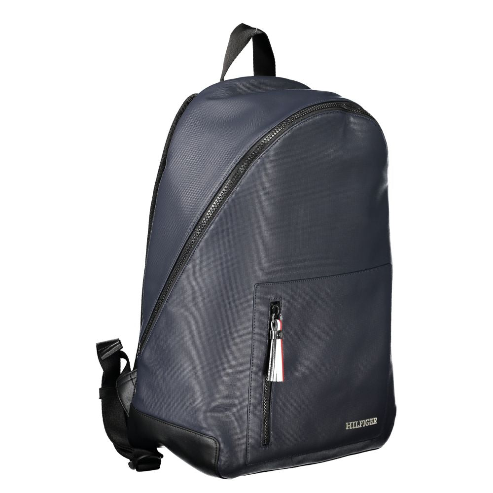 Tommy Hilfiger Blu Polyurethane Men Backpack