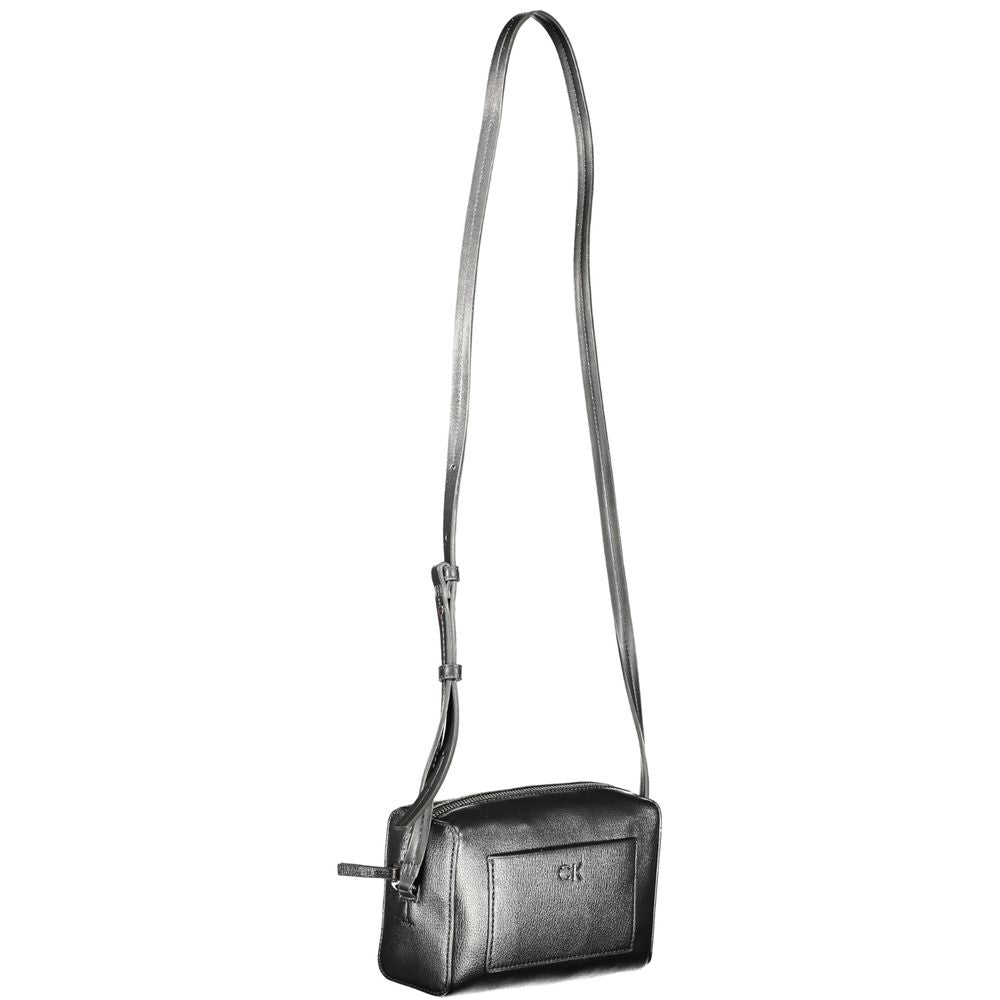 Calvin Klein Black Polyester Women Shoulder Bag