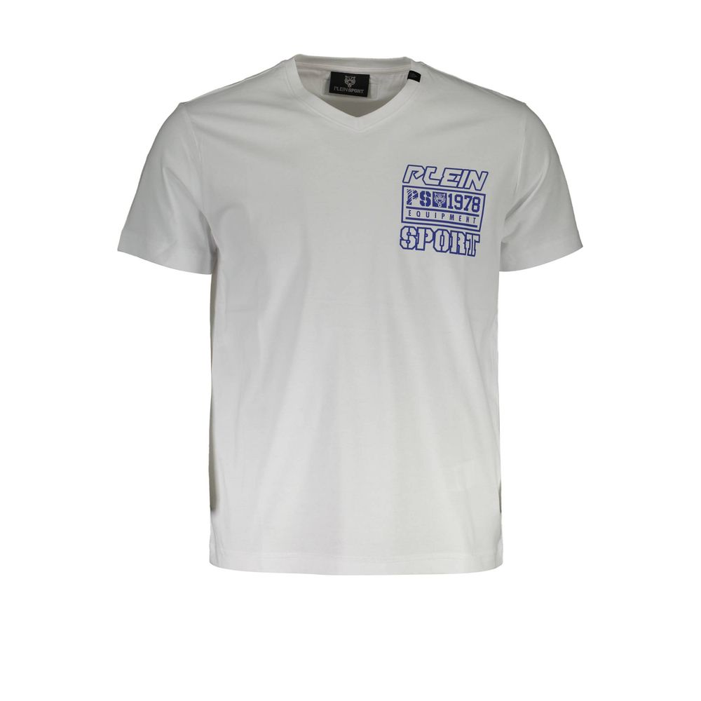 Plein Sport White Cotton Men's T-Shirt