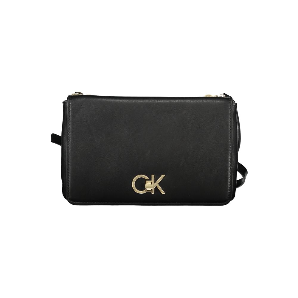 Calvin Klein Black Polyester Women's Shoulder Bag