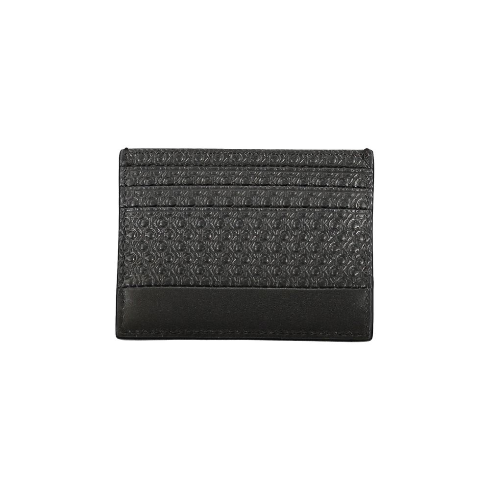 Calvin Klein Black Polyurethane Men Wallet