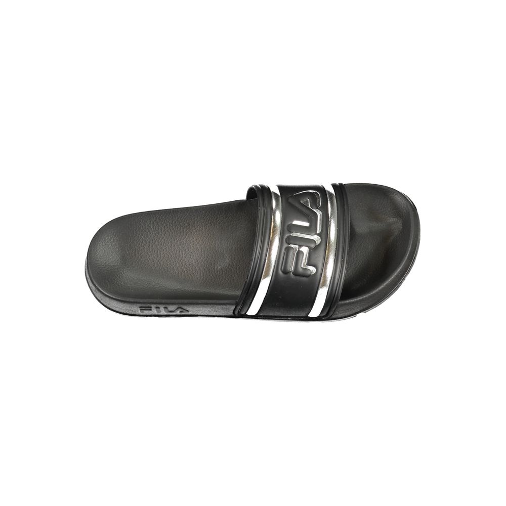 Fila Black Polyurethane Women's Slipper