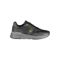 Blauer Black Polyurethane Men Sneaker