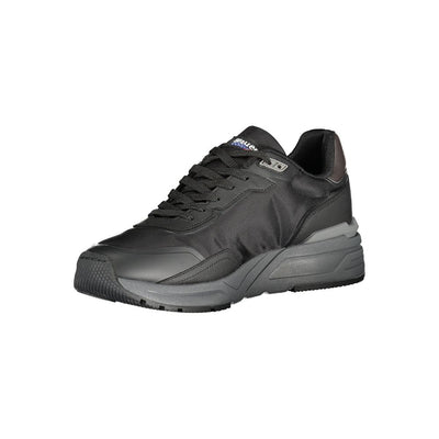 Blauer Black Polyurethane Men Sneaker
