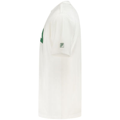 Fila White Cotton Men T-Shirt