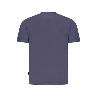 Napapijri Blue Cotton Men T-Shirt