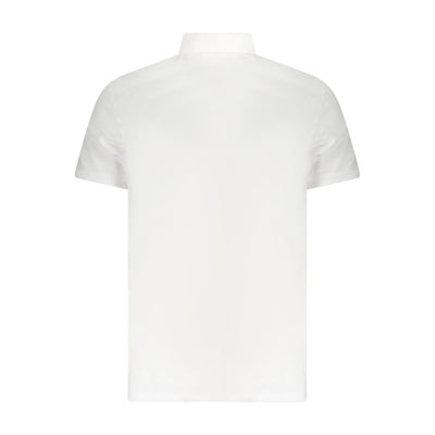 Calvin Klein White Cotton Men Polo Shirt