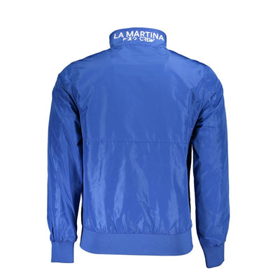La Martina Blue Polyester Men's Jacket