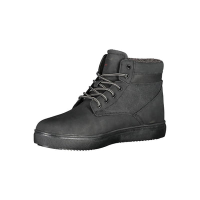 Carrera Black Polyester Men Boot