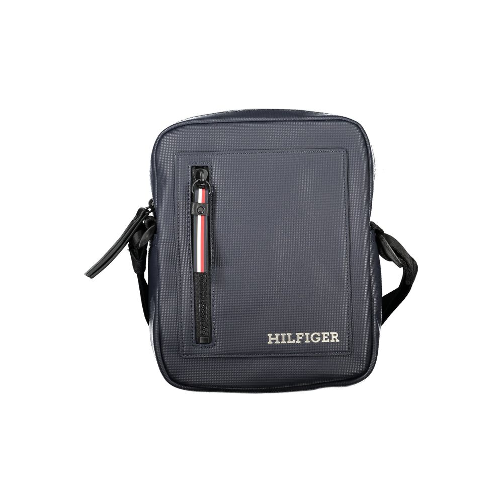 Tommy Hilfiger Blu Poliuretano Men's Shoulder Bag