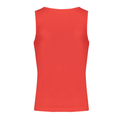 Norway 1963 Red Cotton Men Tank Top