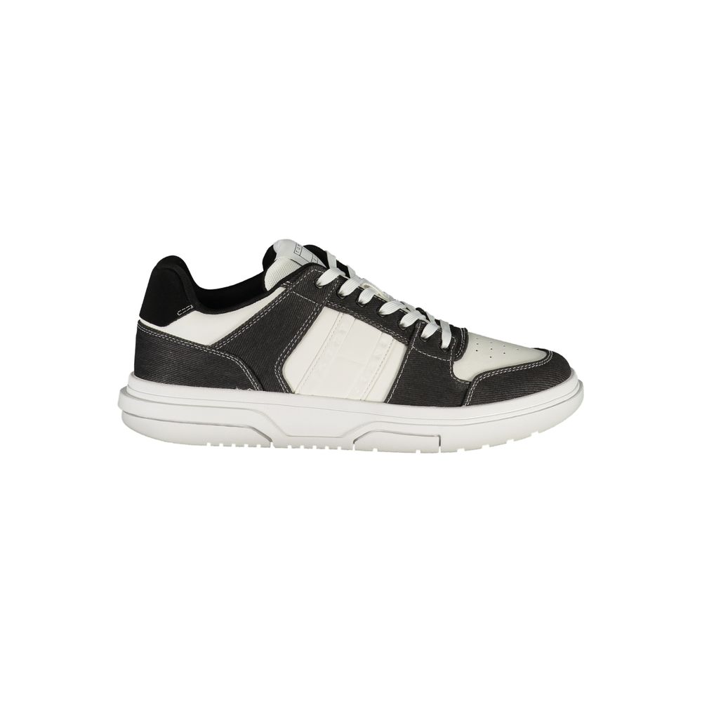 Tommy Hilfiger Black Polyurethane Men Sneaker