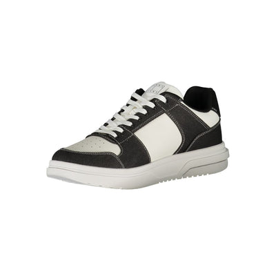 Tommy Hilfiger Black Polyurethane Men Sneaker