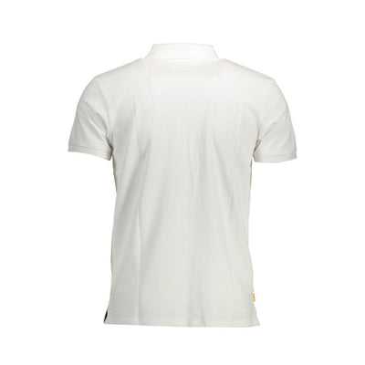 Timberland White Cotton Men Polo Shirt