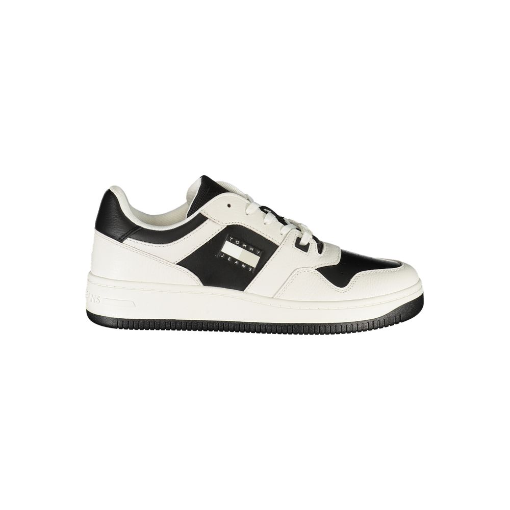 Tommy Hilfiger Bianco Polyurethane Men Sneaker