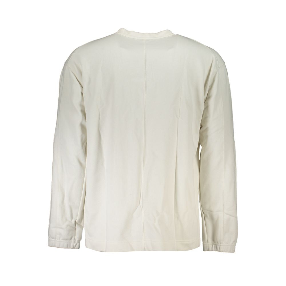 Calvin Klein White Cotton Men Sweater