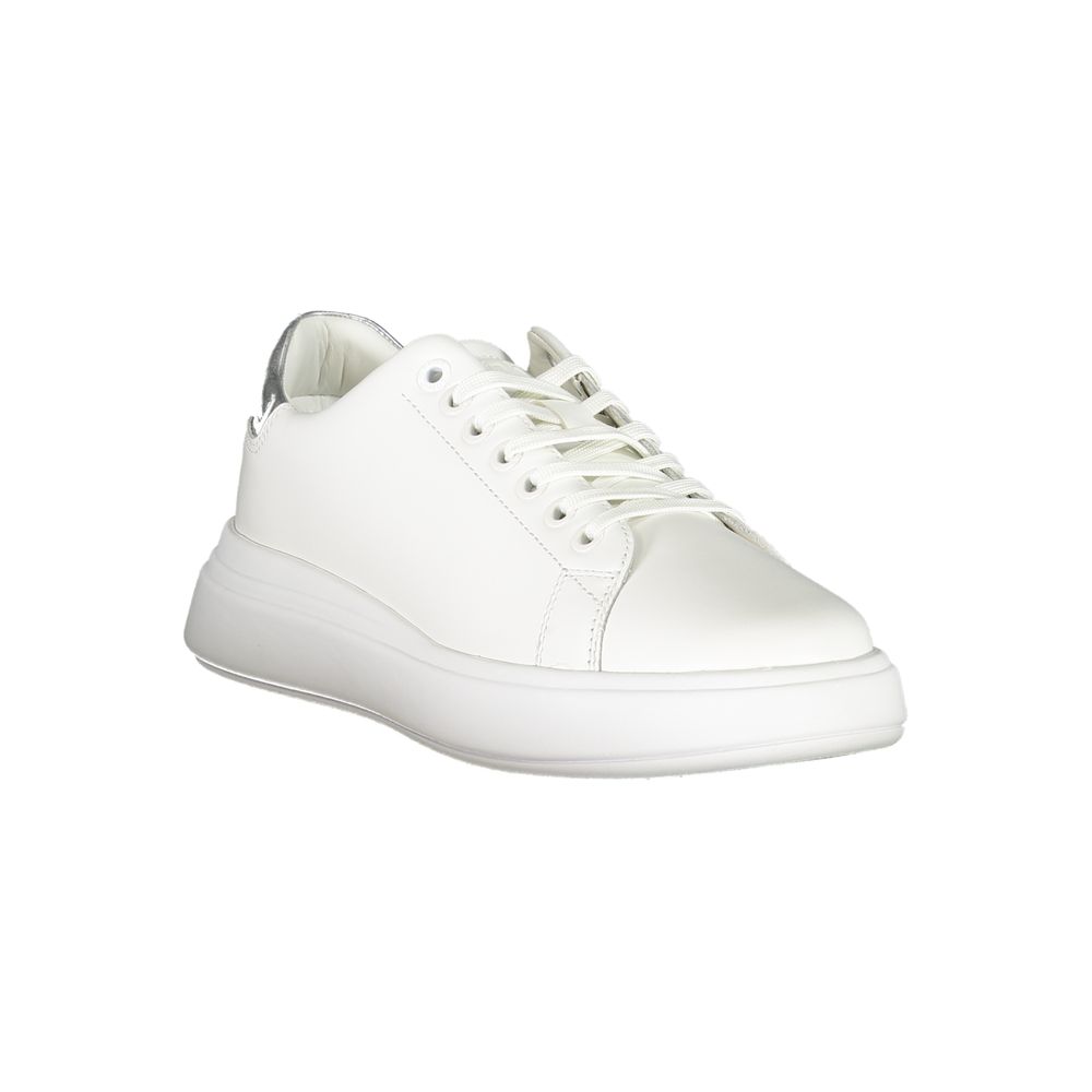 Calvin Klein Bianco Leather Women Sneaker