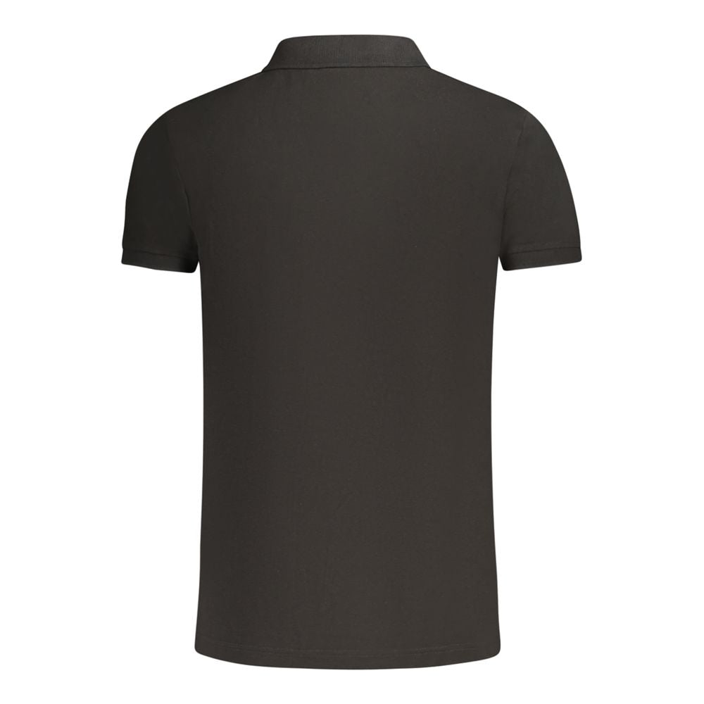 Fila Black Cotton Men Polo