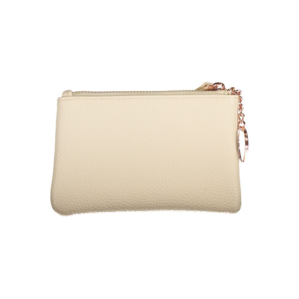 Mario Valentino Beige Polyethylene Women Wallet - BrandFit 88