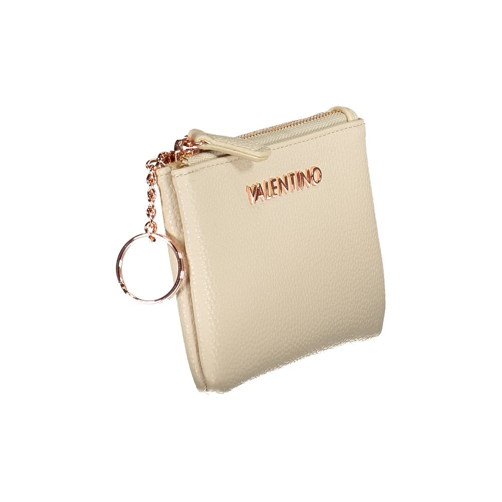 Mario Valentino Beige Polyethylene Women Wallet - BrandFit 88
