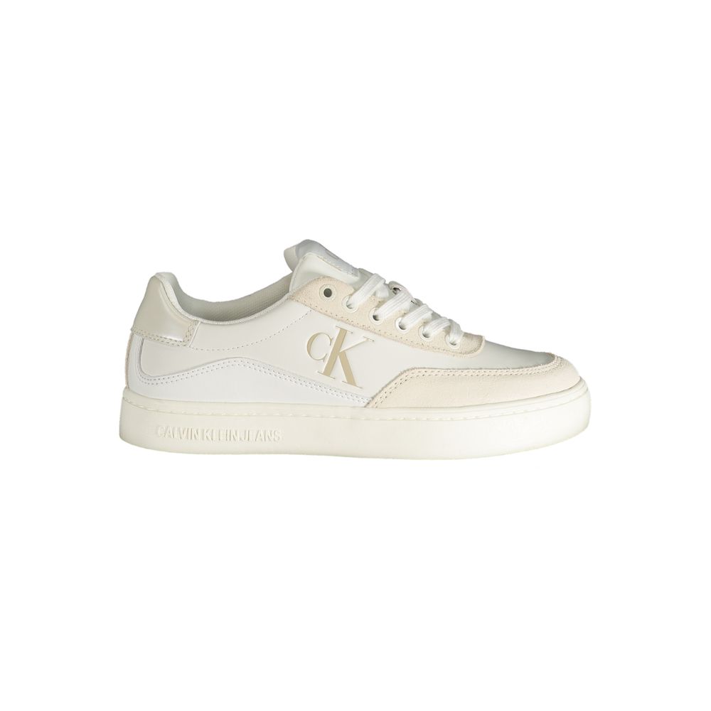 Calvin Klein Bianco Polyurethane Women Sneaker