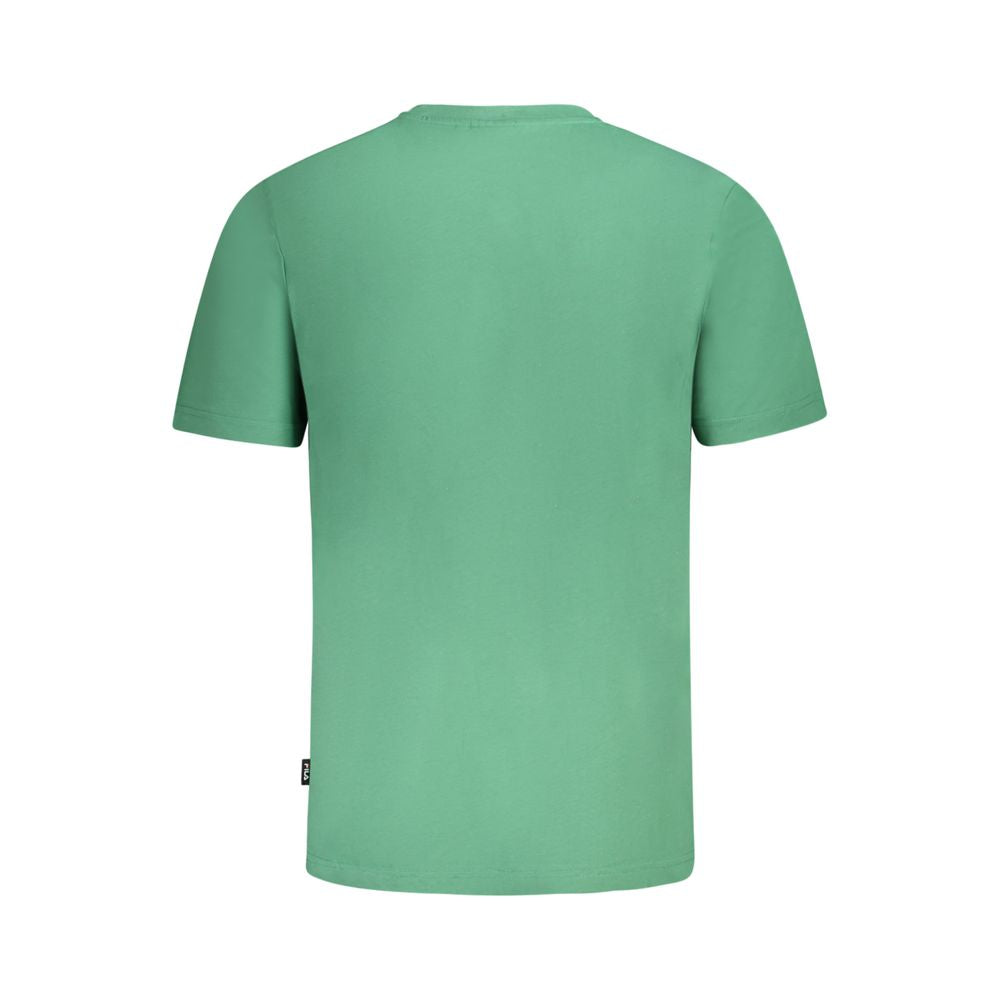 Fila Verde Cotton Men T-Shirt
