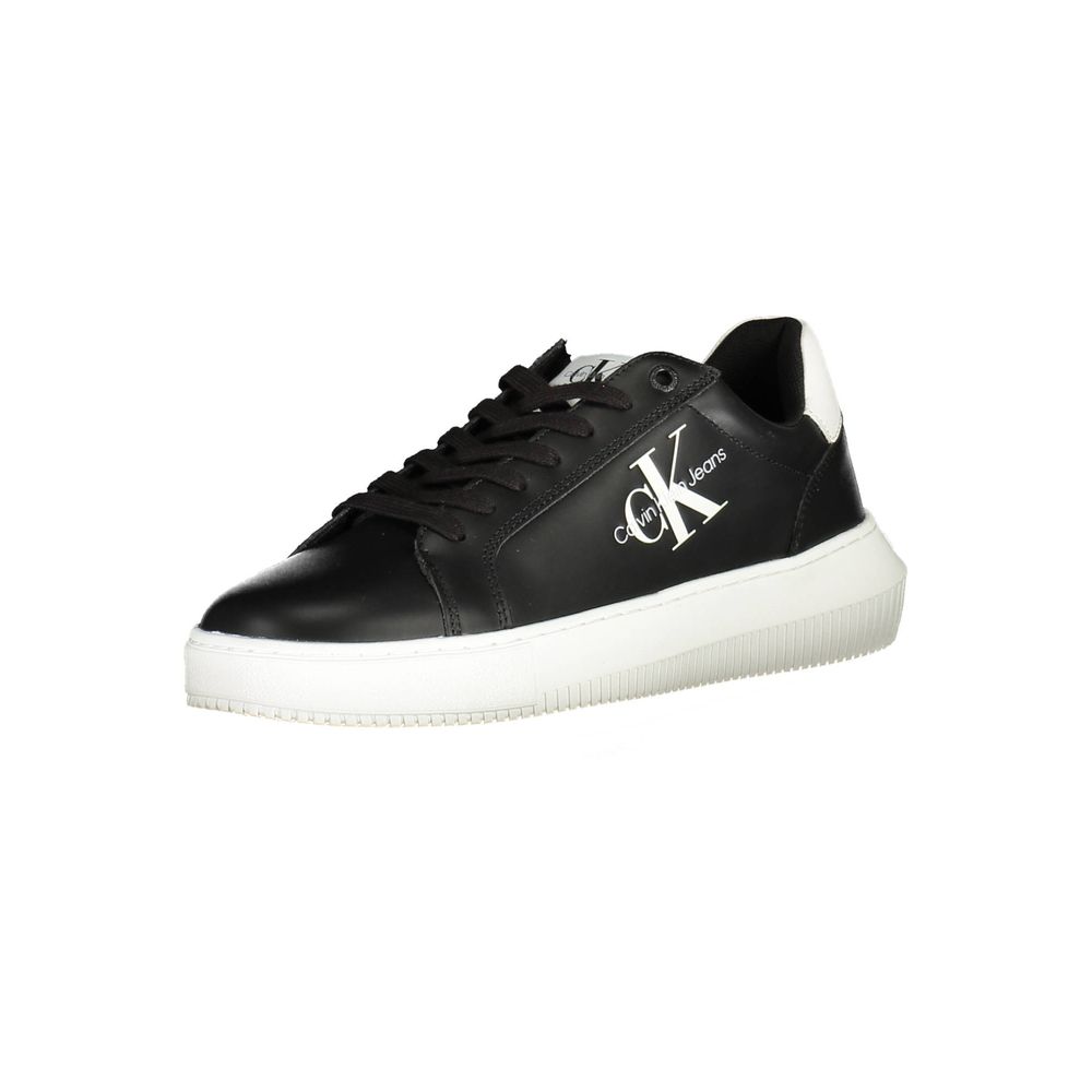 Calvin Klein Nero Leather Men Sneaker
