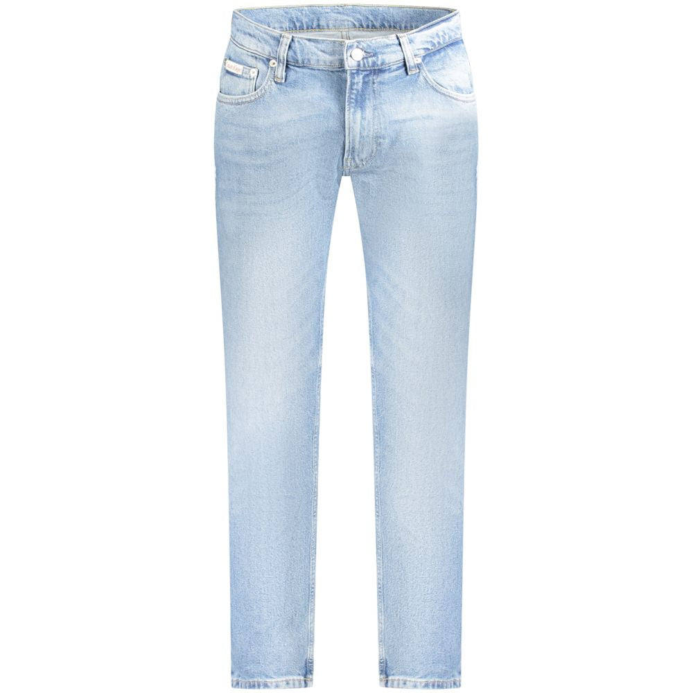 Calvin Klein Azzurro Cotton Men Jeans