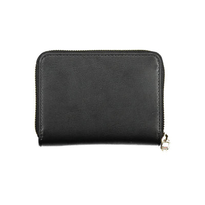Tommy Hilfiger Black Polyurethane Women Wallet