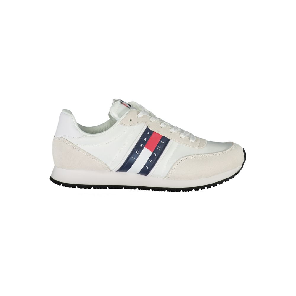 Tommy Hilfiger Bianco Polyester Men Sneaker