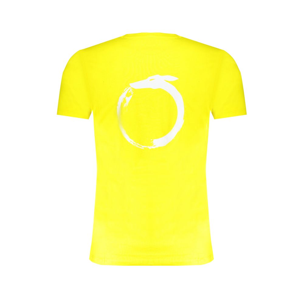 Trussardi Yellow Cotton Men's T-Shirt