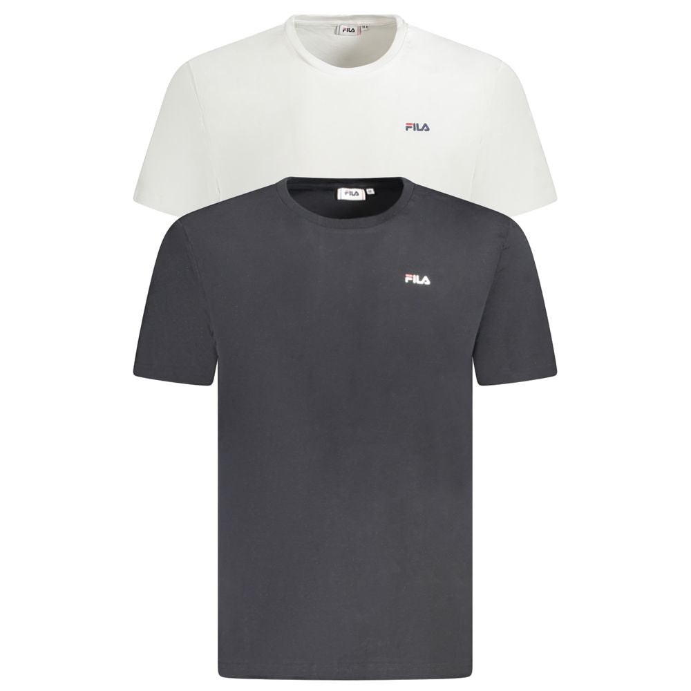 Fila Black Organic Cotton Men's T-Shirt