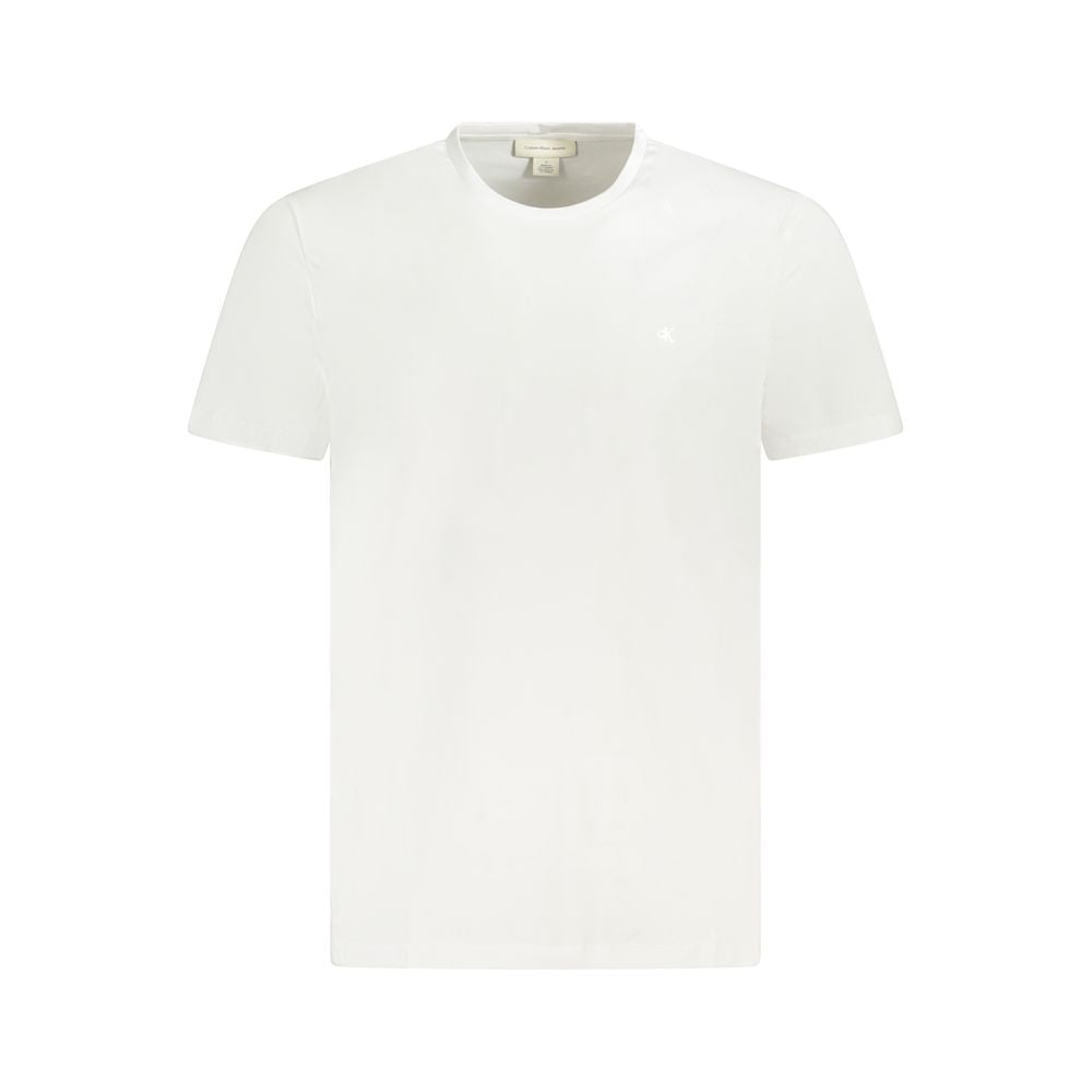 Calvin Klein Bianco Cotton Men T-Shirt