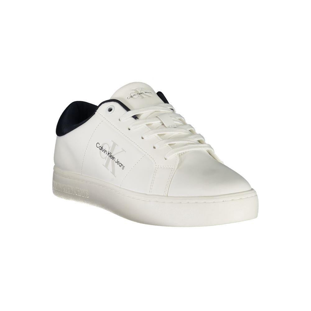 Calvin Klein Bianco Polyurethane Men Sneaker