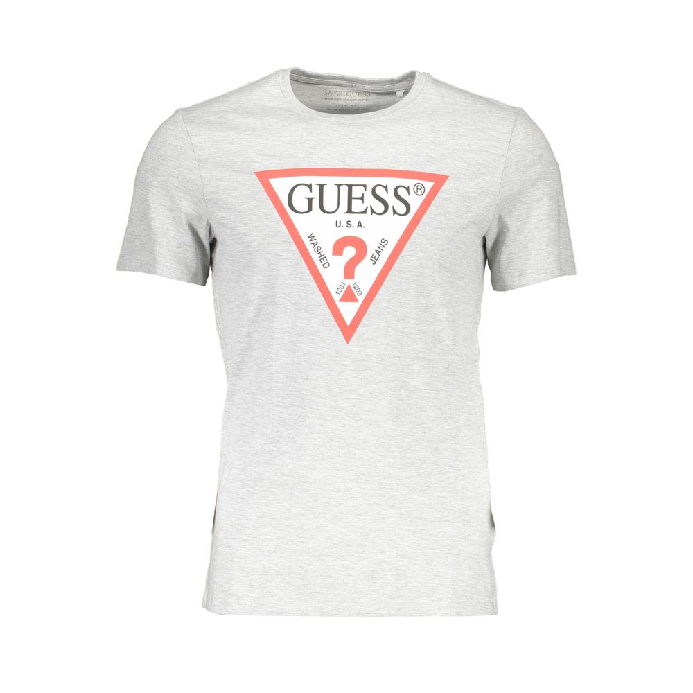 Guess Jeans Brown Cotton Men T-Shirt