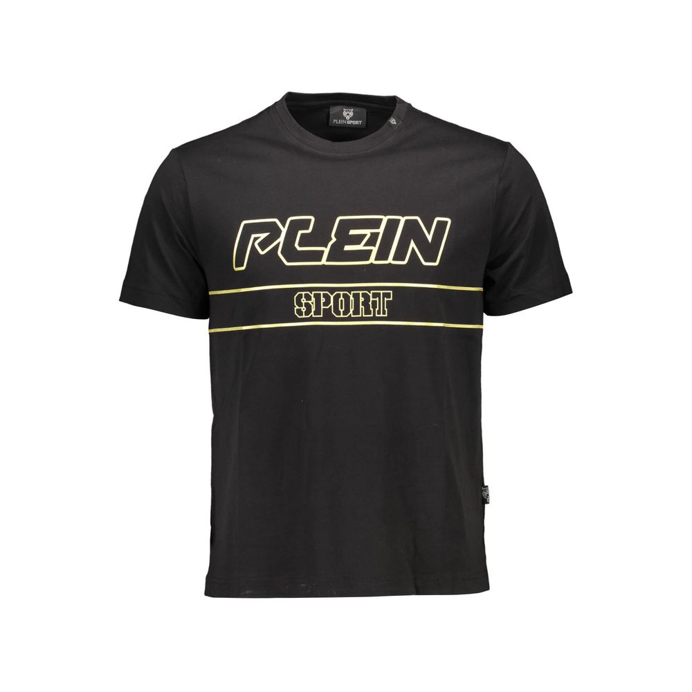 Plein Sport Black Cotton Men's T-Shirt