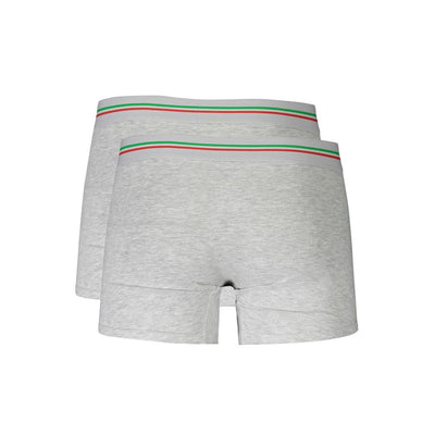 Aeronautica Militare Brown Cotton Men Boxer