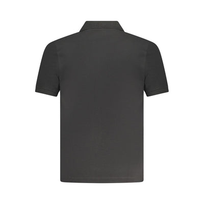 K-WAY Black Cotton Polo Shirt