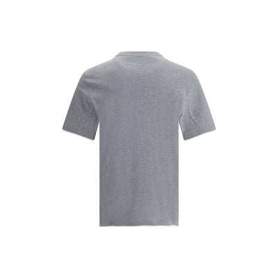 Brunello Cucinelli Gray Cotton T-Shirt